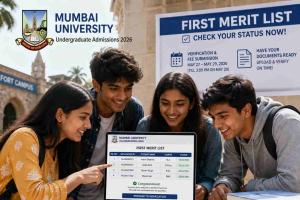 Mumbai University Releases First Merit List for UG Admissions 2026; Document Verification and Fee Submission Window Opens