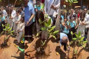 Massive Tree Plantation Drive in Mumbai Unites Politicians and Bollywood Stars Under Bhambla Foundation Initiative