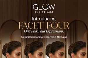 Glow by Kirtilals Unveils Facet Four Collection Featuring Four Styles in One Pair of Diamond Earrings