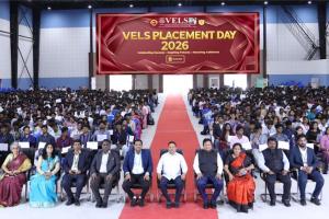 Vels Institute of Science, Technology and Advanced Studies Achieves 91.25 Percent Placement Rate with 2,846 Job Offers in 2025–26