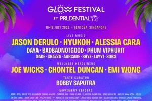 Glow Festival 2026 Returns to Sentosa with Expanded Global Wellness and Entertainment Line-Up