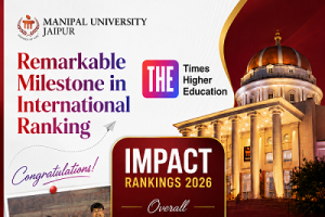 Manipal University Jaipur Climbs in THE Impact Rankings 2026, Strengthens Global Standing in Sustainable Development