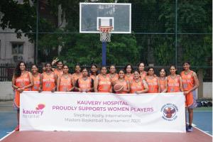 Kauvery Hospital Supports Women Athletes at Stephen Koshy International Masters Basketball Tournament 2026