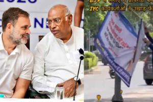 Fierce Poster War Erupts on Delhi Streets Ahead of INDIA Bloc Meeting; Youth Congress Tears Down Controversial Displays