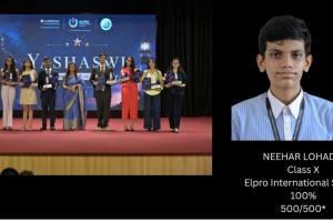 Elpro International School Achieves Outstanding CBSE Results as Neehar Lohade Scores Perfect 100%