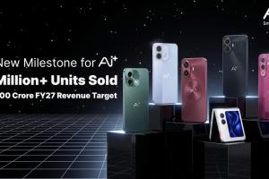 Ai+ Smartphone Targets Rs 7,500 Crore Revenue in FY 2026–27 With R&D Push