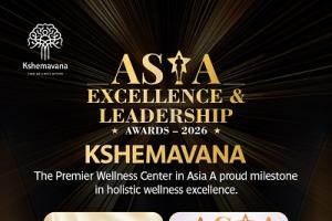 Kshemavana Honoured as Asia’s Premier Wellness Center at Excellence Awards 2026