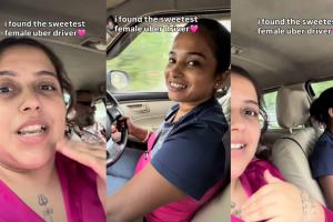 Female Uber Driver Chameli Inspires Internet After Seven Years Behind The Wheel In Delhi NCR