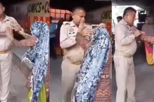 Woman Allegedly Thrashes Home Guard Over Molestation Claim; Highway Video Goes Viral