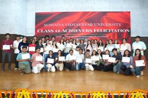 Somaiya University Felicitates 65 Class 12 Achievers Scoring 95% and Above
