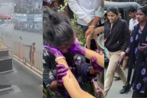 Woman Arrested After CCTV Shows Her Abusing Shivaji Maharaj Statue in Pune