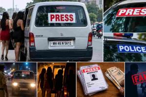 Navi Mumbai Sees Misuse of ‘Press’ and ‘Police’ Stickers on Vehicles for Bar Girls