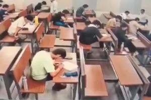 CCTV Footage Shows IIT Bombay Student With Phone Before Tragic Death