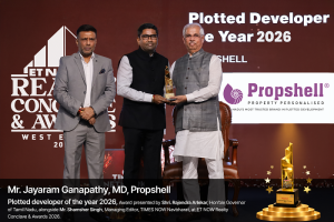 Propshell Wins Plotted Developer of the Year 2026, Targets 10 Million Sq. Ft. by 2029