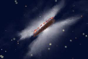 Astronomers Discover Potential Giant Planet Formation in Cosmic ‘Hamburger’ System