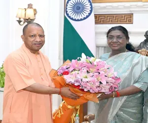 UP CM Yogi Adityanath meets President Droupadi Murmu, VP Radhakrishnan and PM Modi in Delhi