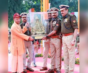 UP CM salutes home guards, honours distinguished officers on 63rd Foundation Day
