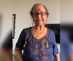 Anupam Kher’s mother Dulari turns showstopper as she flaunts a Kashmiri Mangalsutra