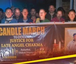 Candle march demands justice for Tripura student killed in Dehradun, leaders slam 'racial attack'
