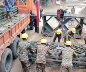 Op Sagar Bandhu: Indian Army constructs third Bailey bridge in cyclone-hit Sri Lanka, restoring connectivity