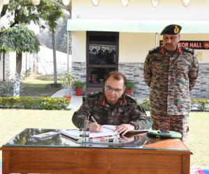 Lt Gen Navin Sachdeva reviews Army dog training, veterinary facilities in Meerut