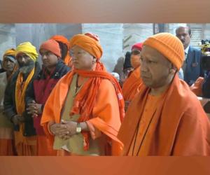 CM Yogi Adityanath Leads Makar Sankranti Celebrations at Gorakhnath Temple Amid Massive Devotee Influx