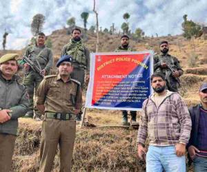 Poonch Police Seize Assets of Notorious Terror Handler Operating from PoJK