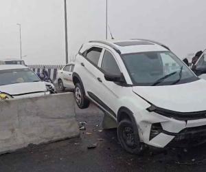 Six Injured as Speeding Car Crashes on Unfinished Stretch of Delhi-Dehradun Corridor