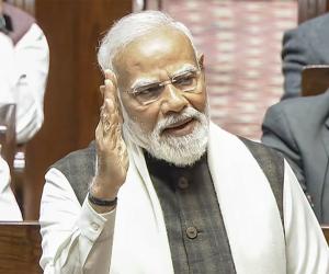 PM Modi fires back at opposition’s grave-digging threats in RS